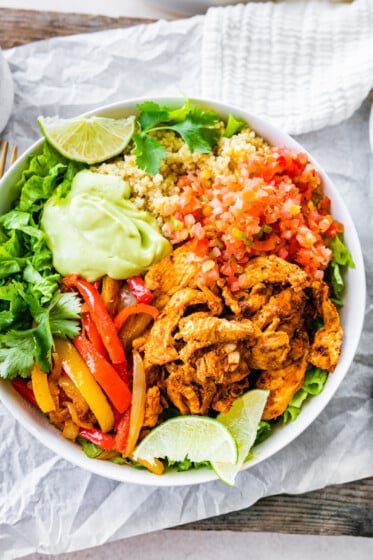 Chicken Fajita Bowls