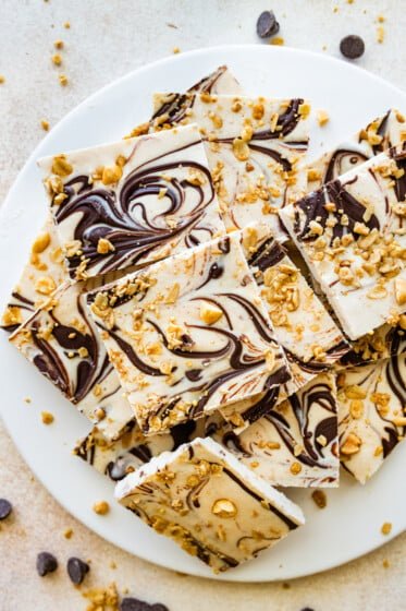 Frozen Cottage Cheese Bark